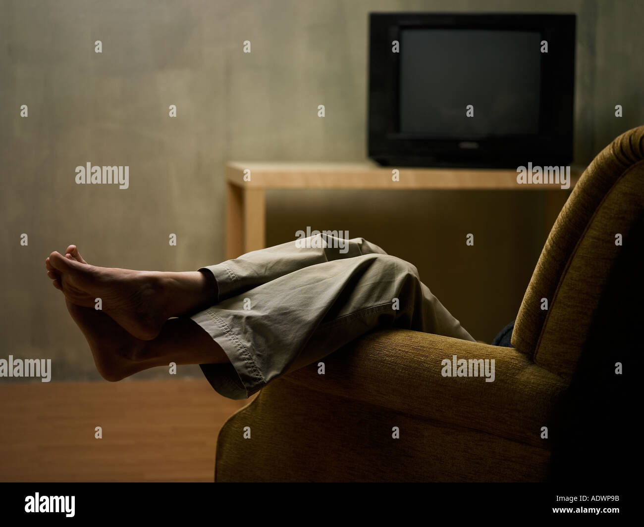 putting your feet up Stock Photo Alamy