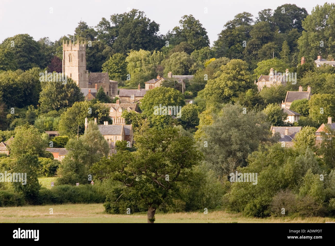 St Faith with All Saints Church in Coleshill the Vale of White Horse Oxfordshire United Kingdom Stock Photo