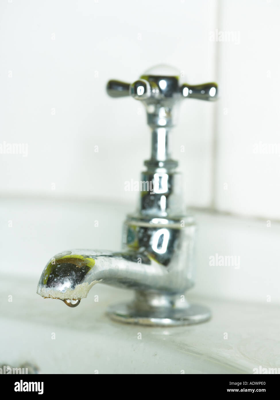 a silver dripping tap Stock Photo Alamy