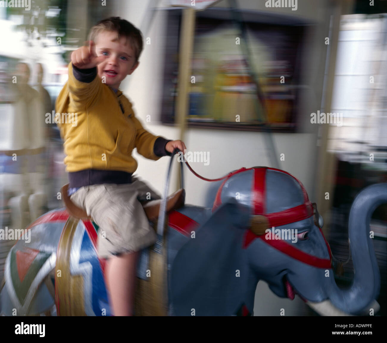 Boy riding elephant hires stock photography and images Alamy