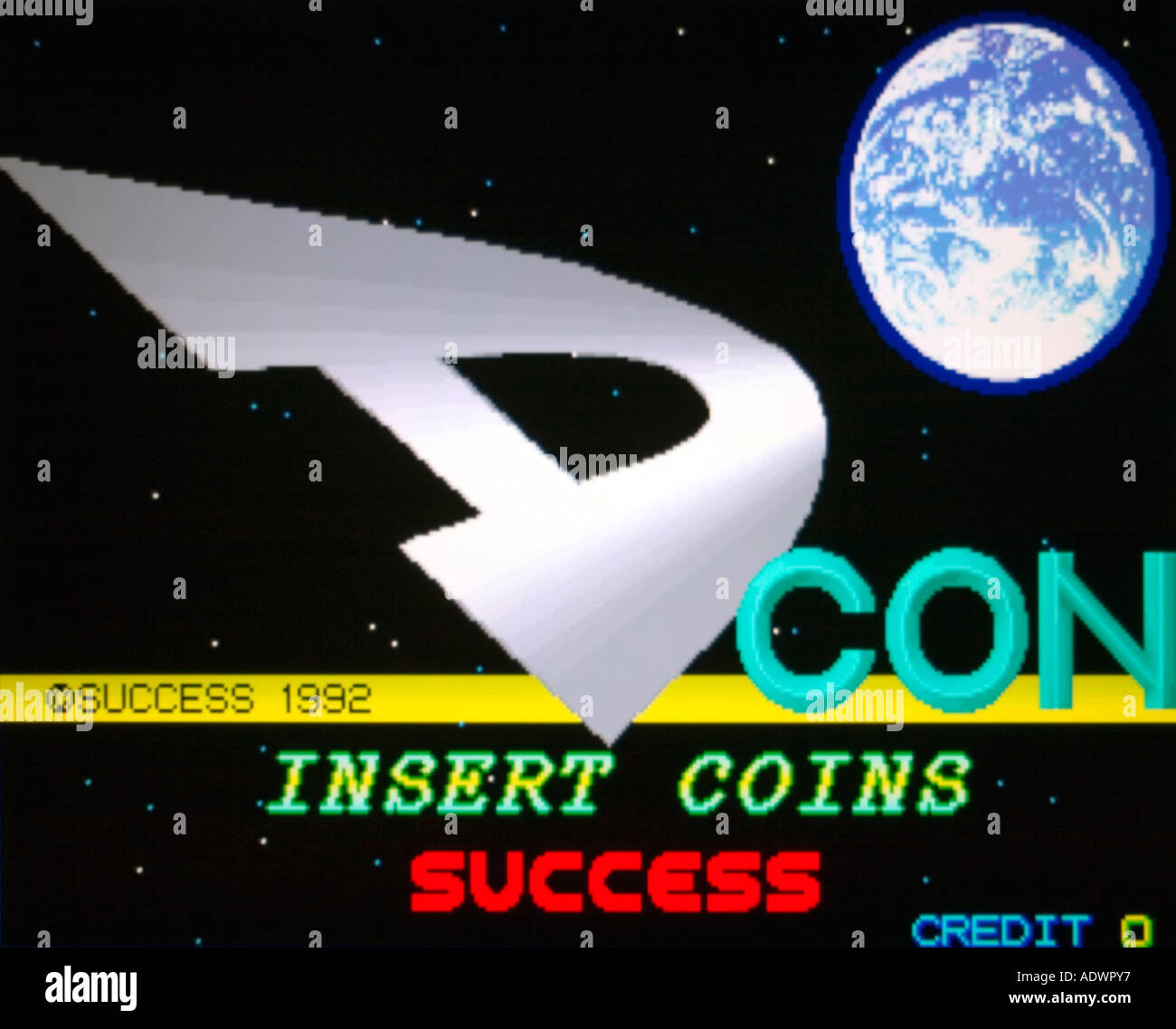 D Con Success 1992 vintage arcade videogame screenshot - EDITORIAL USE ONLY Stock Photo