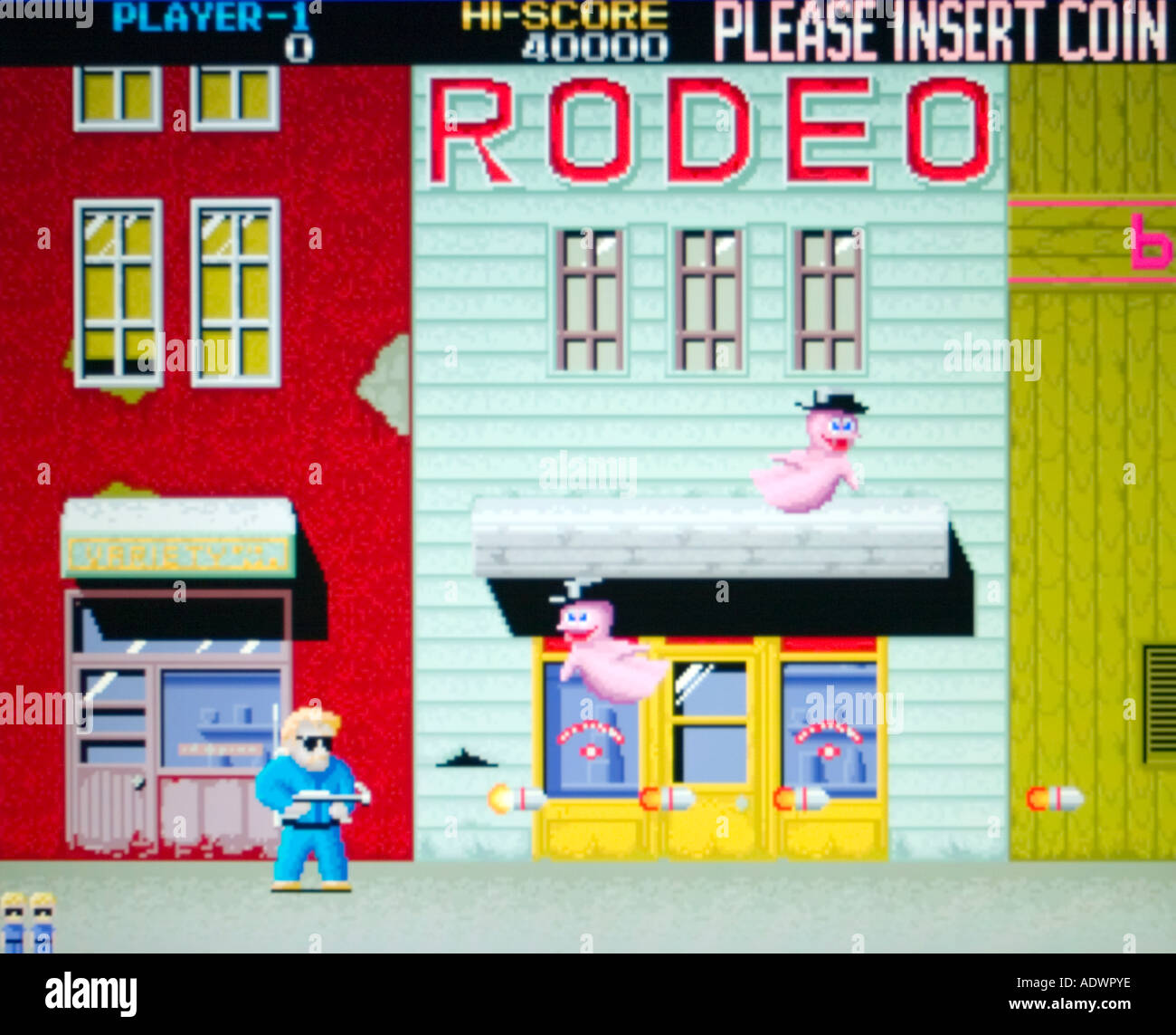 Demon s World Toaplan 1990 vintage arcade videogame screenshot - EDITORIAL USE ONLY Stock Photo