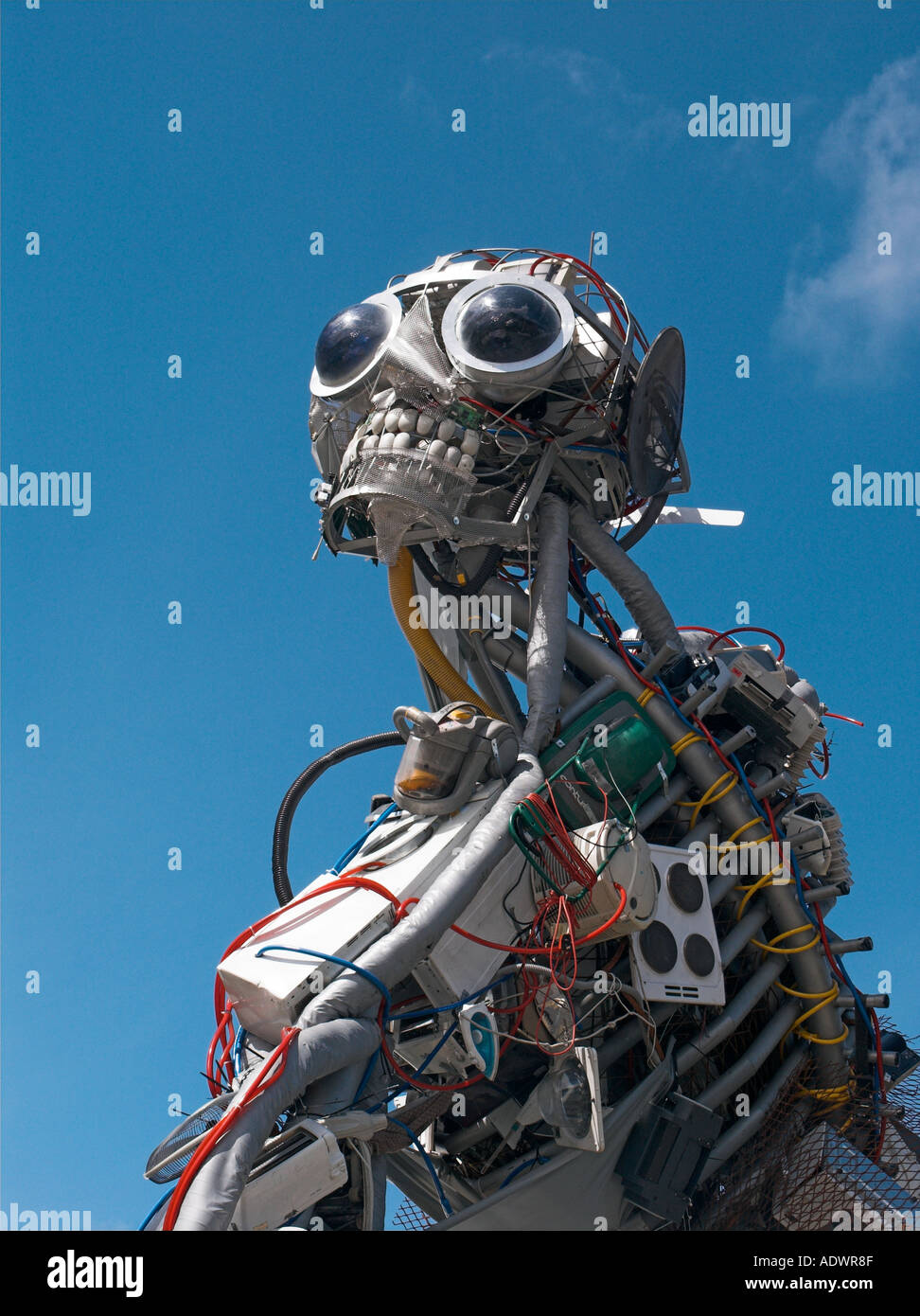 Recycling Sculpture at the Eden Project Stock Photo Alamy