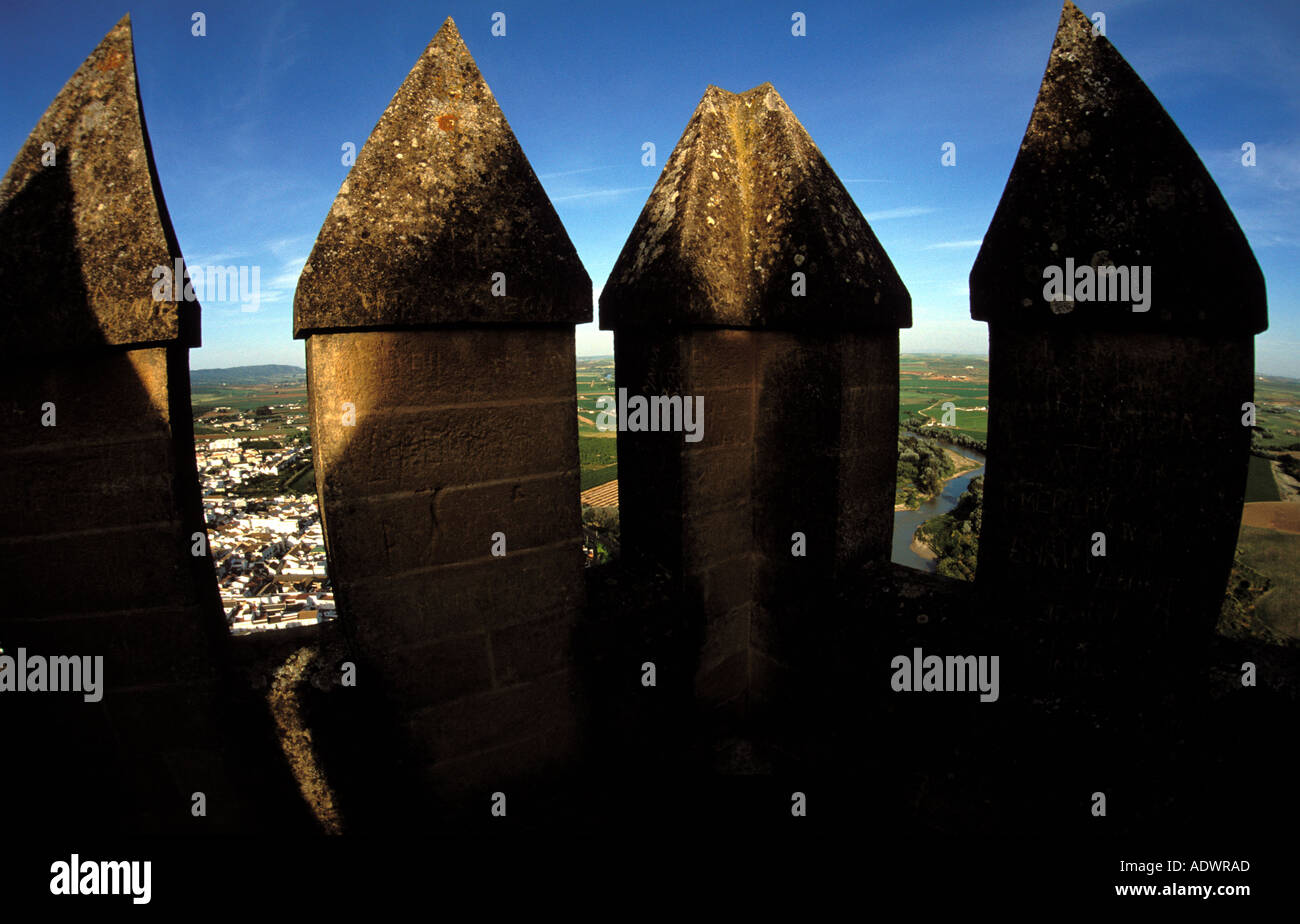 cordoba castle of almodovar Stock Photo