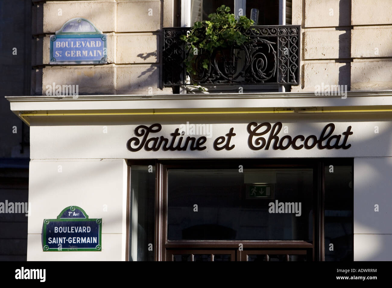 Tartine et Chocolat children s clothes shop on Boulevard St Germain Paris France Stock Photo