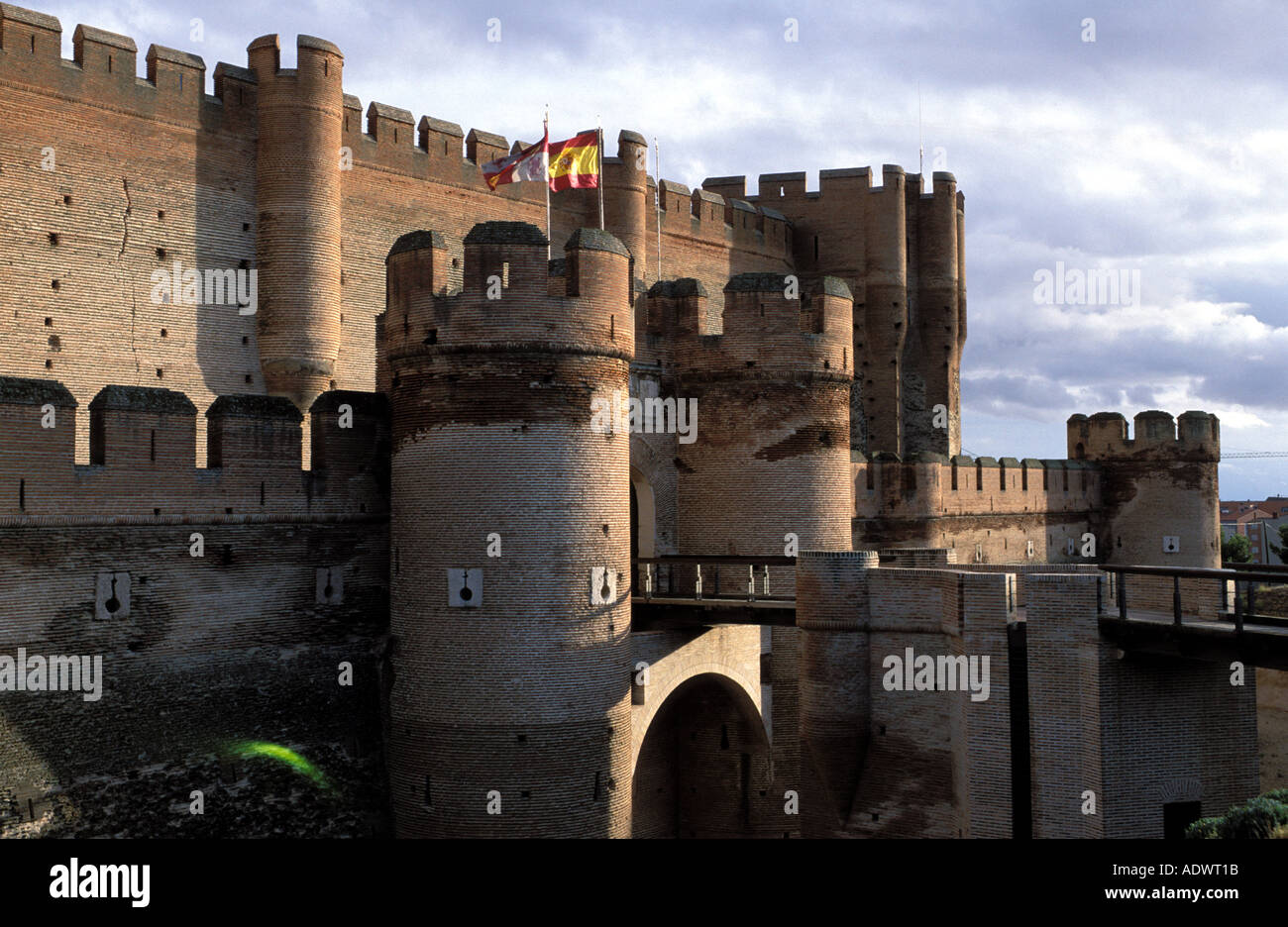 castle of Medina de Campo Stock Photo