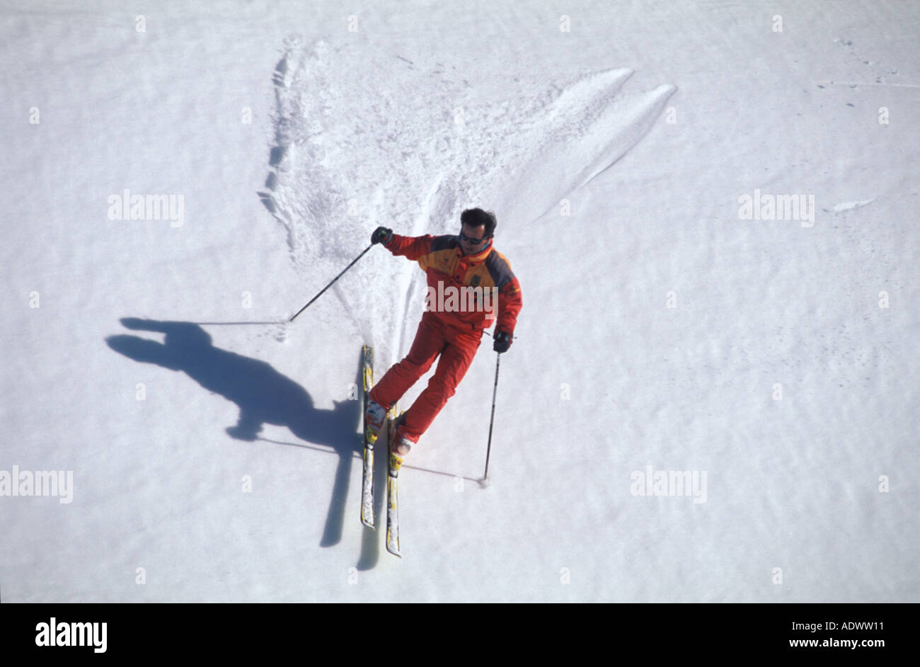 ski instructor Stock Photo