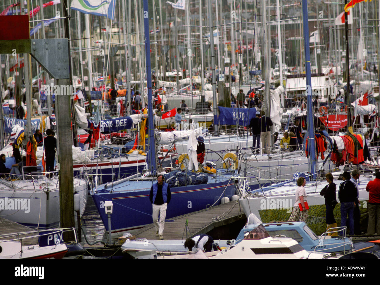 Cowes Harbour Isle of Wight United Kingdom Stock Photo