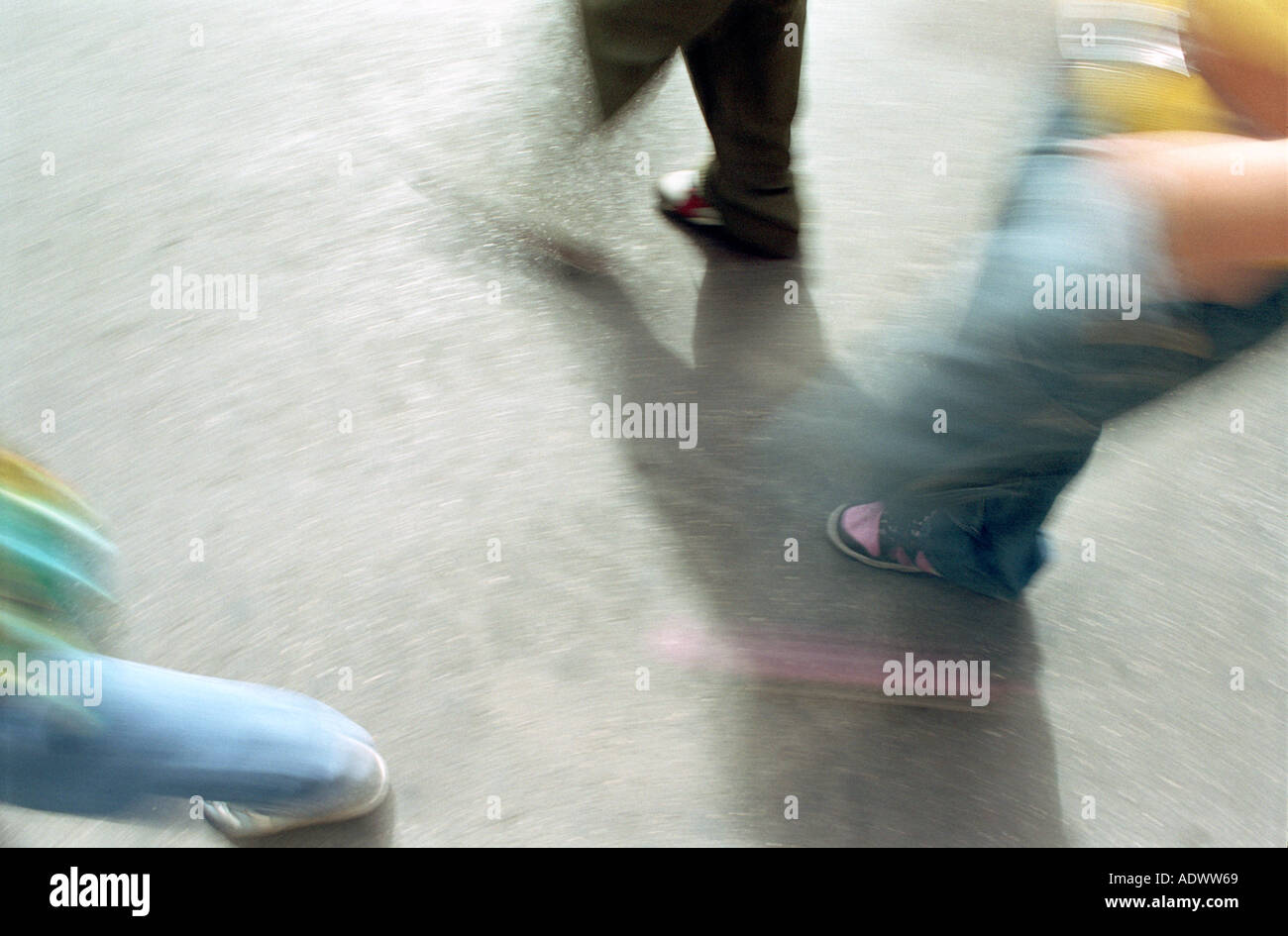detail of crowd s legs rushing by movement Stock Photo - Alamy
