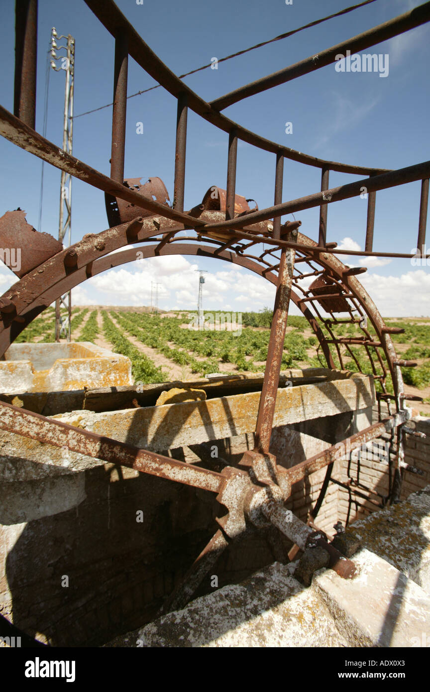 ancient water irrigation system for agriculture Stock Photo Alamy