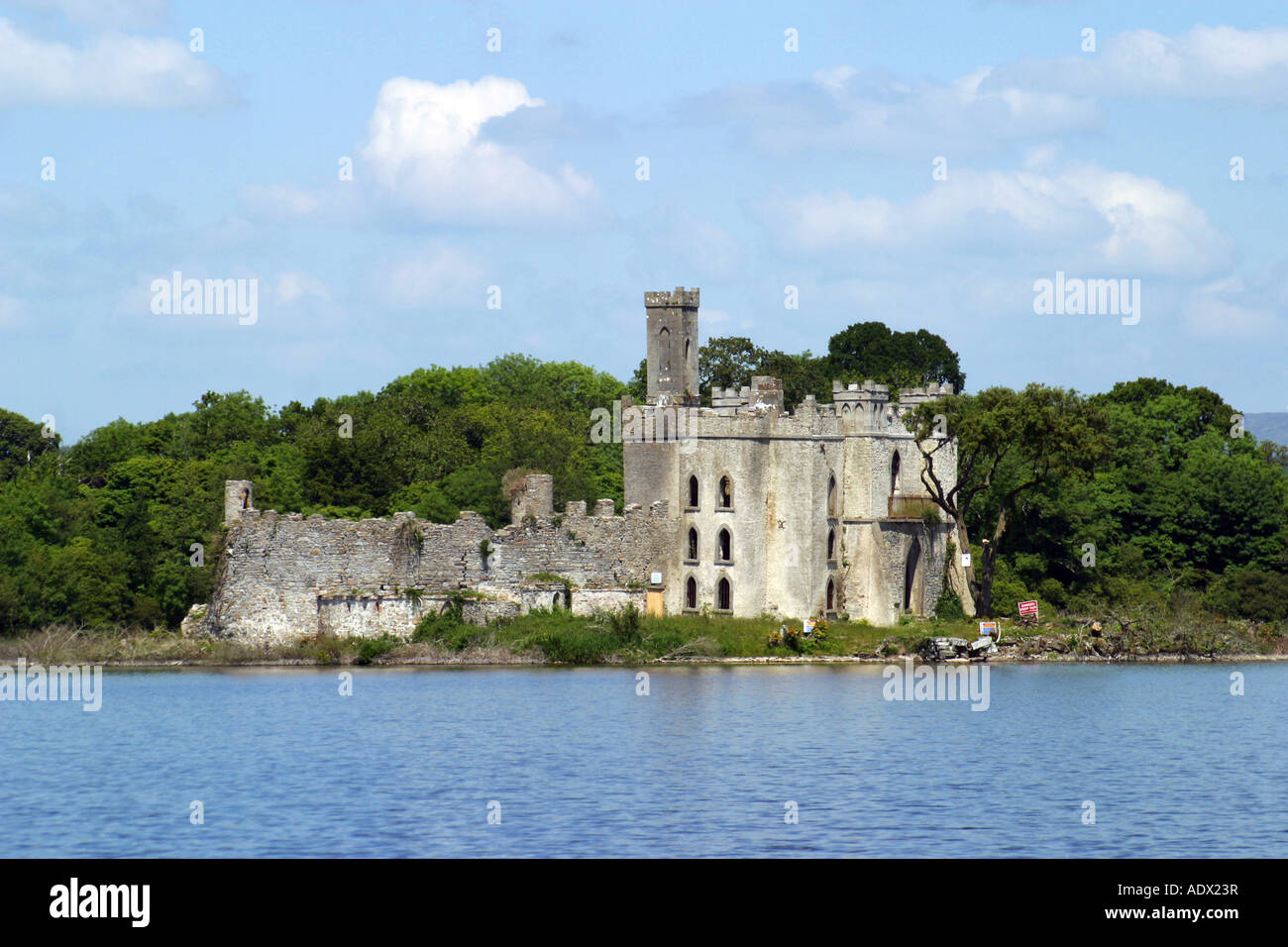 Lough Key forest park Ireland West Castle Island Stock Photo Alamy
