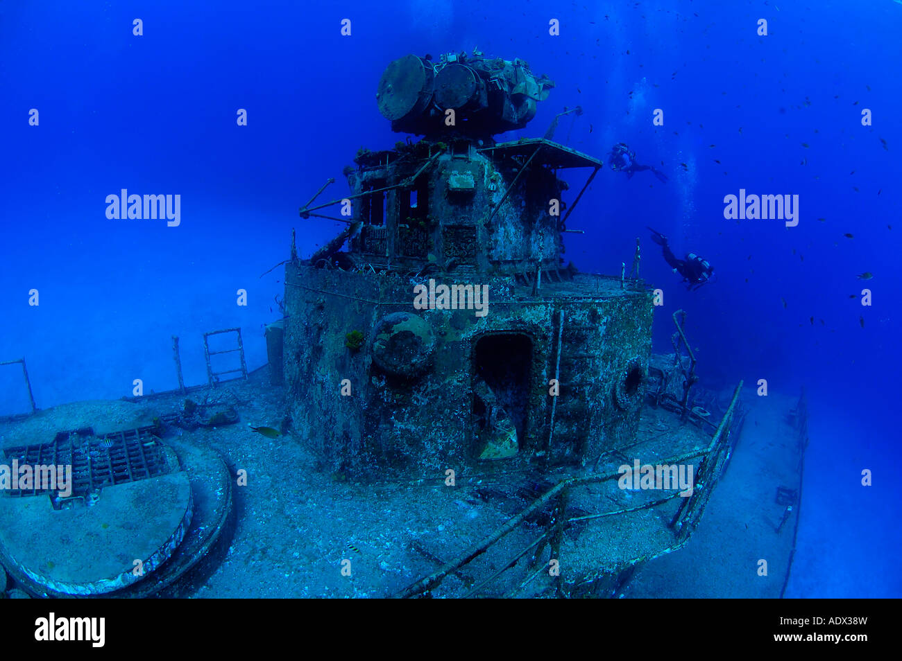 Doc Poulson Wreck Grand Cayman Caribbean Sea Cayman Islands Stock Photo