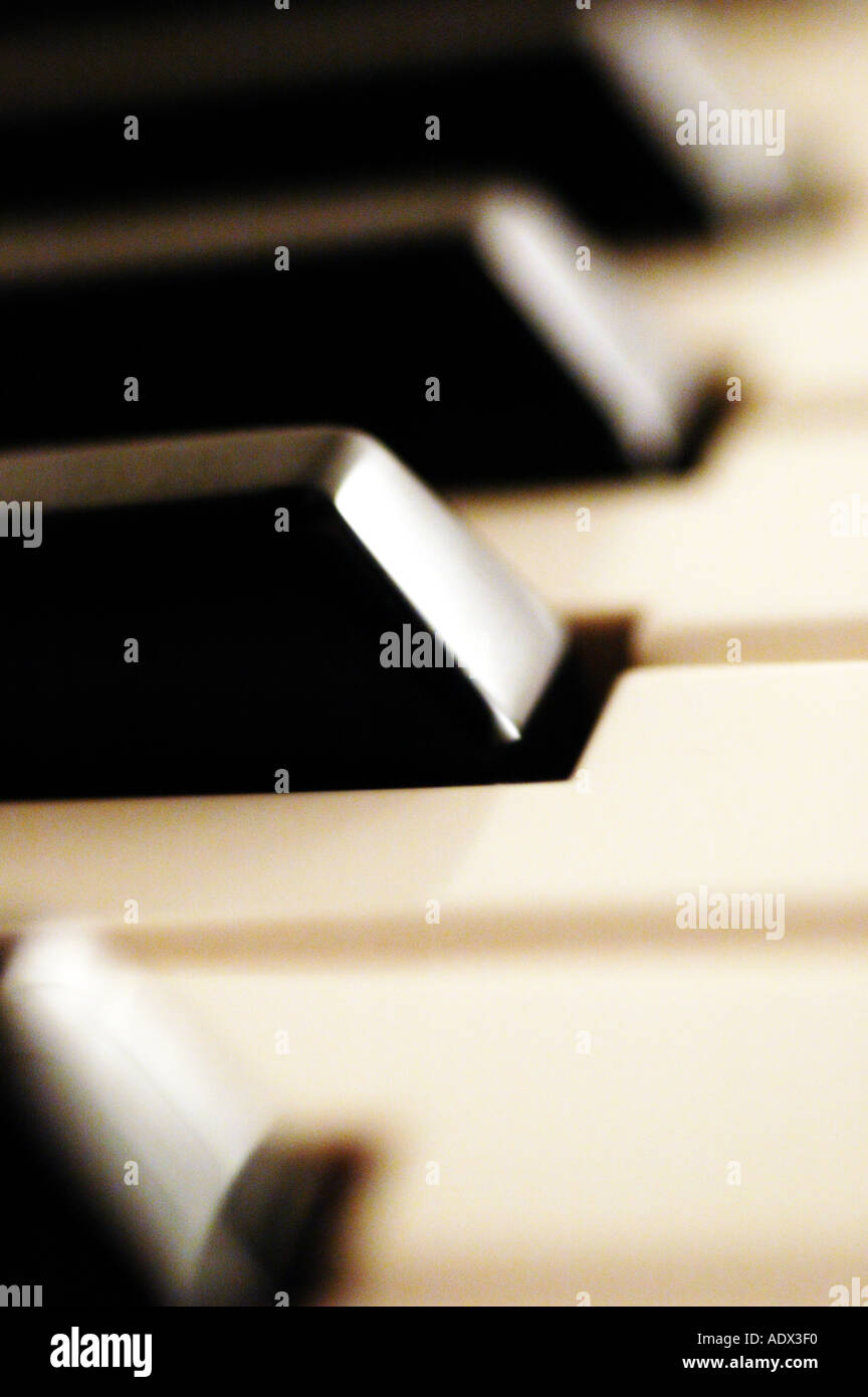 piano keys keyboard Stock Photo