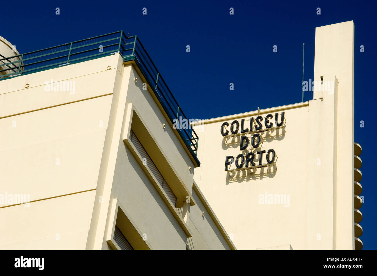 Art Deco building of the Coliseu do Porto theatre in Porto, Portugal Stock Photo