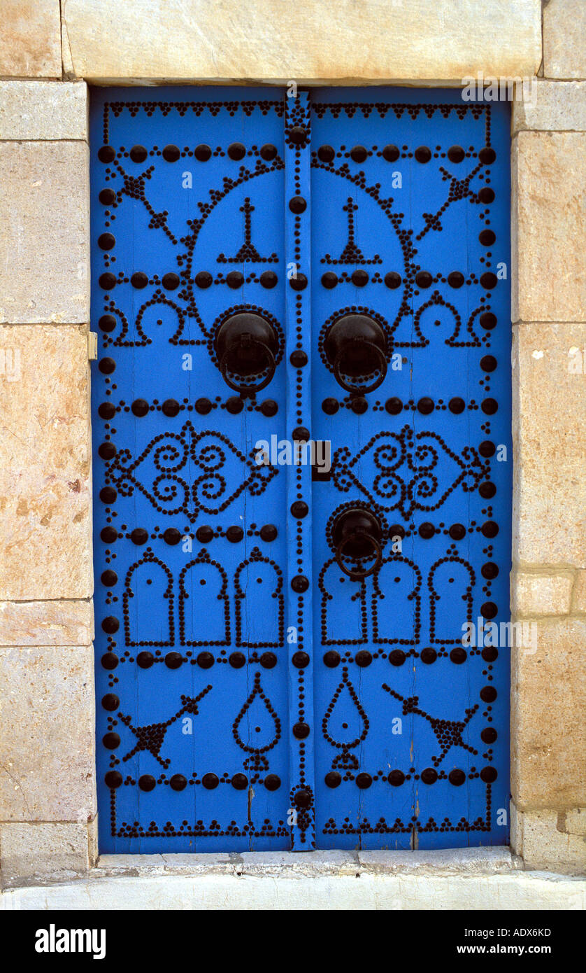 Doors of Sidi bou said Stock Photo