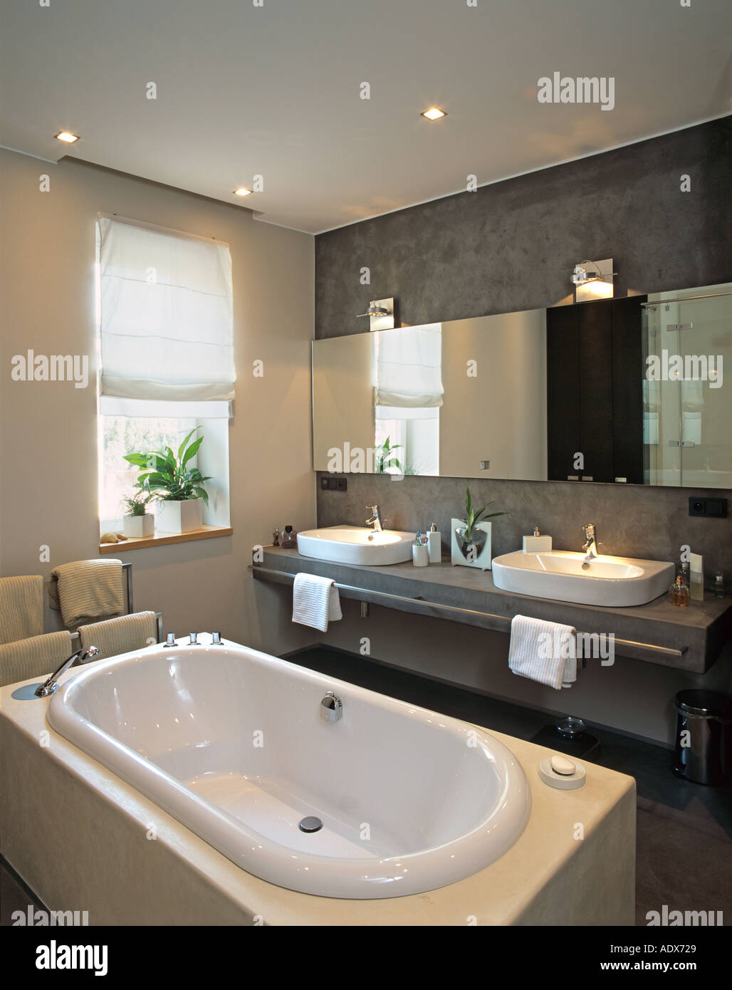 Modern bathroom Stock Photo