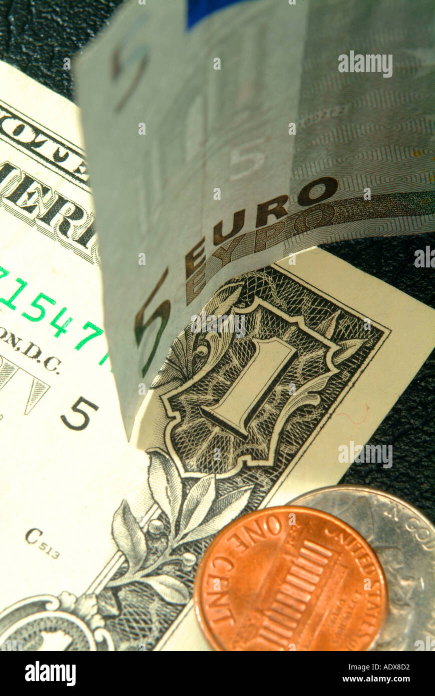 Business Concepts II euro dollar bill bills coins currency bank notes