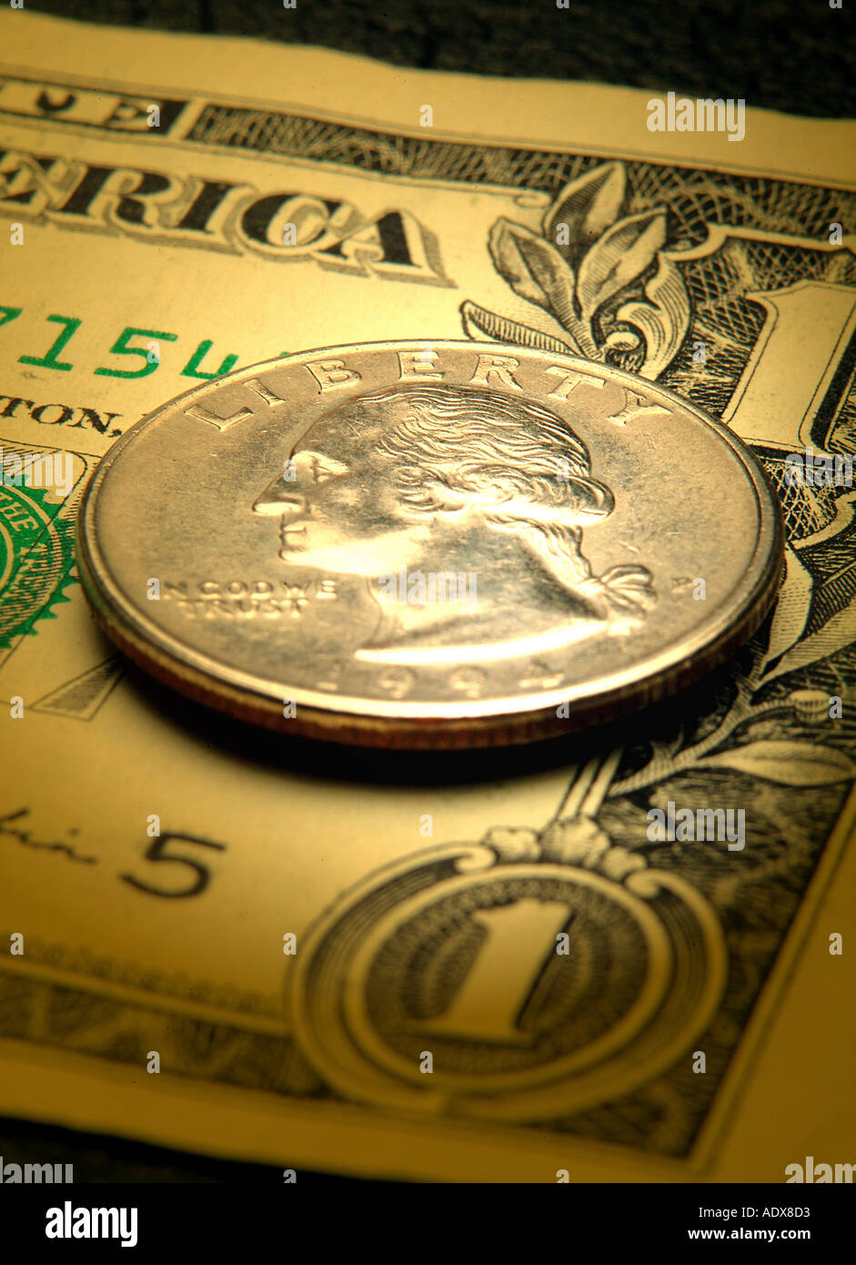 Business Concepts dollar bill bills coins currency bank notes