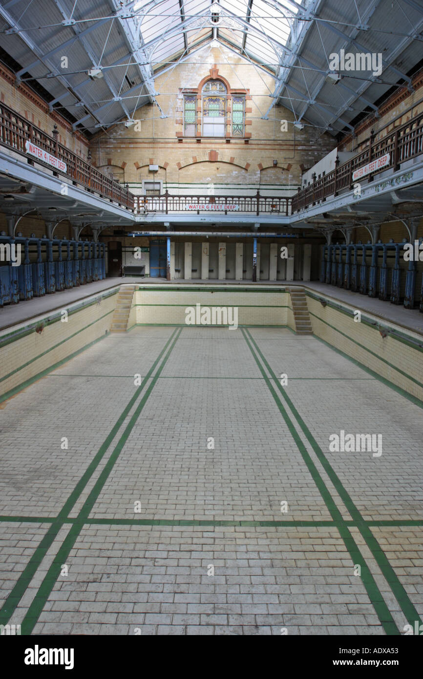 Females pool Victoria Baths Hathersage Road Longsight Manchester UK