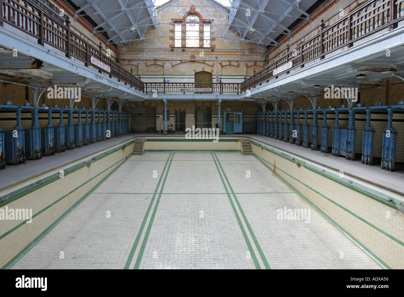 Females pool Victoria Baths Hathersage Road Longsight Manchester UK