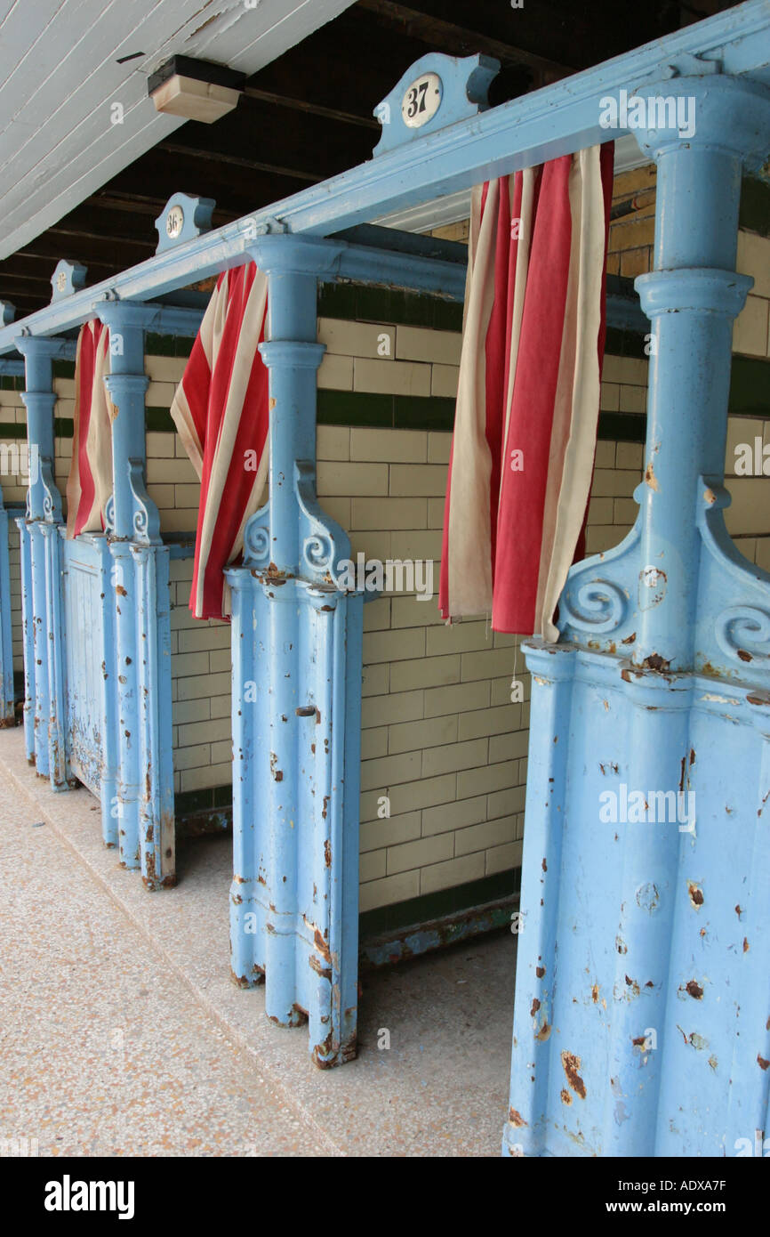 Changing cubicles Victoria Baths Hathersage Road Longsight Manchester