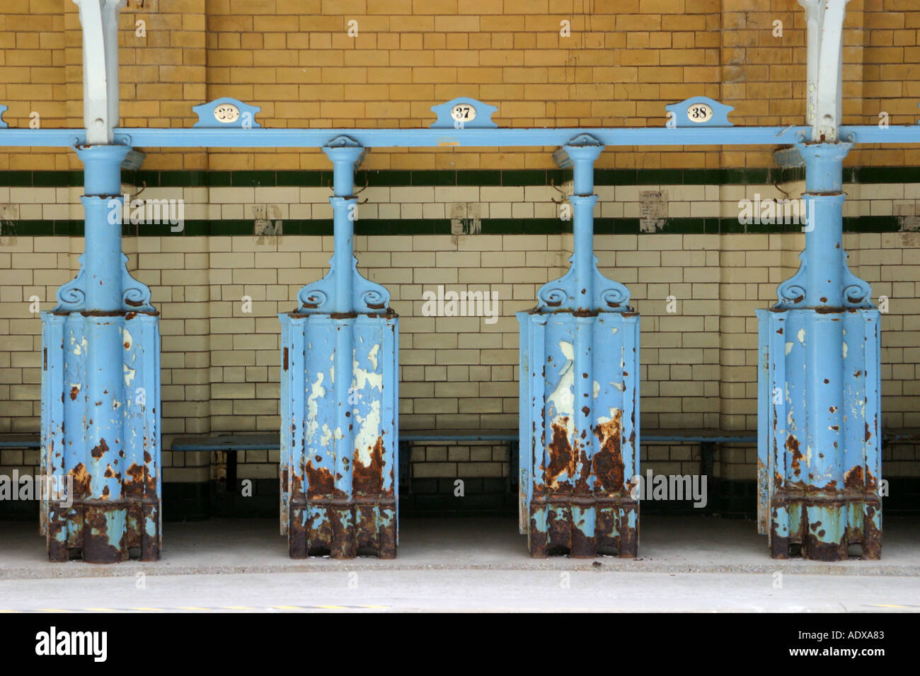 Changing cubicles Victoria Baths Hathersage Road Longsight Manchester