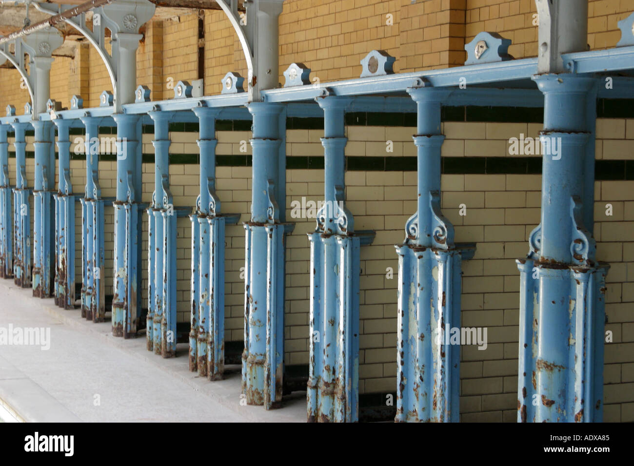 Changing cubicles Victoria Baths Hathersage Road Longsight Manchester