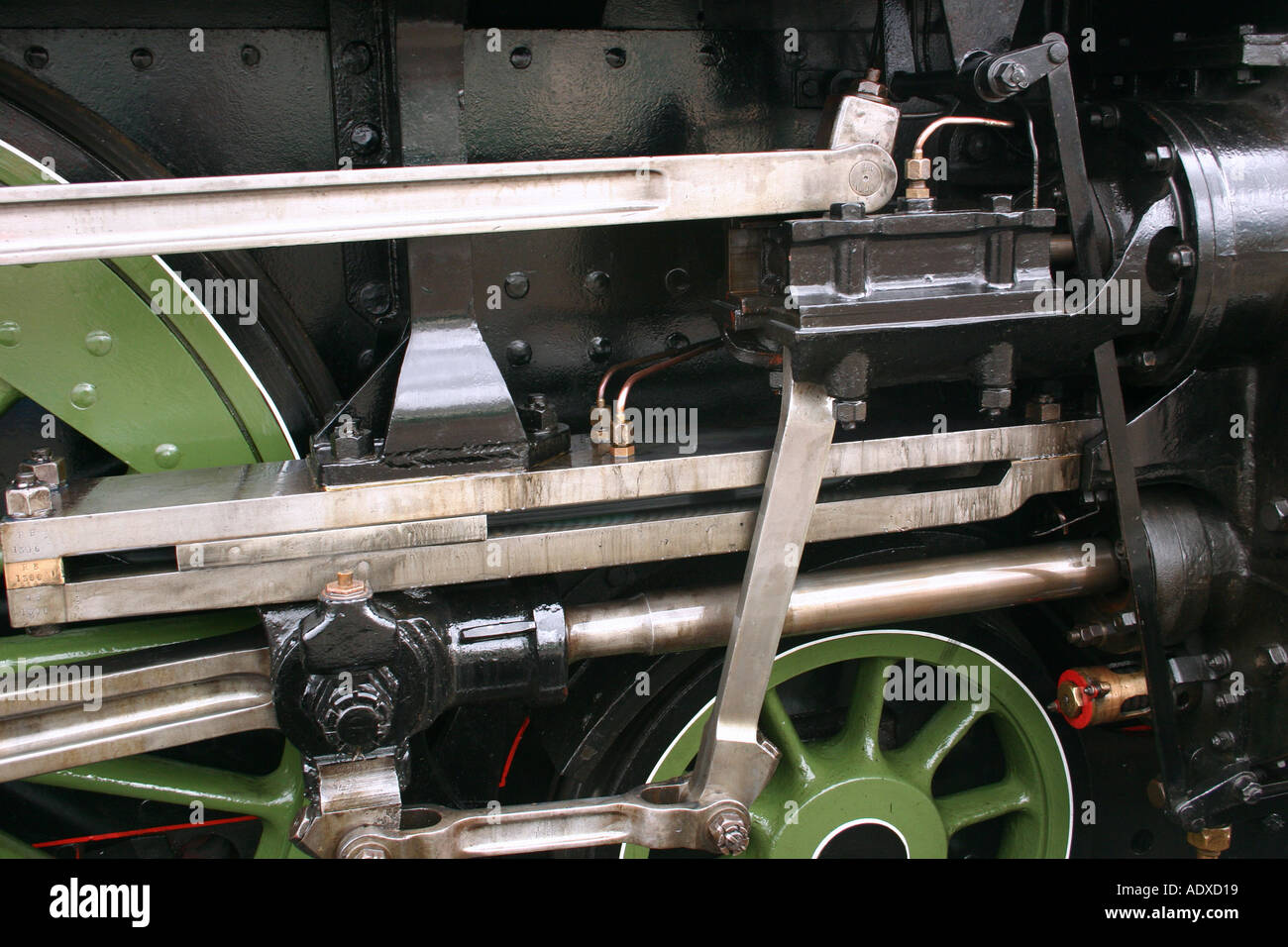 Steam Locomotive Valve Gear Stock Photo Alamy