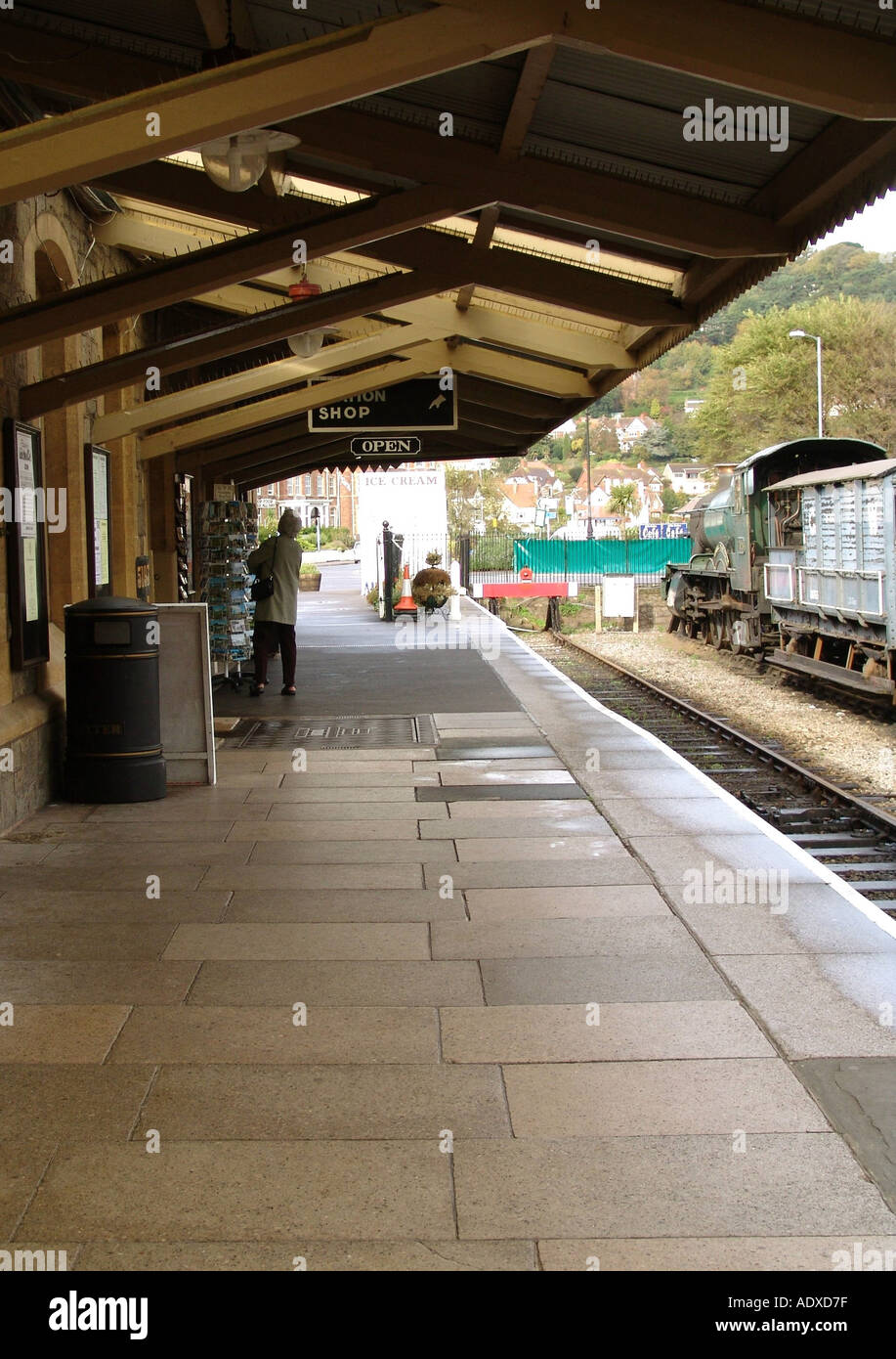 Railway Station at Minehead England UK 2004 Stock Photo Alamy