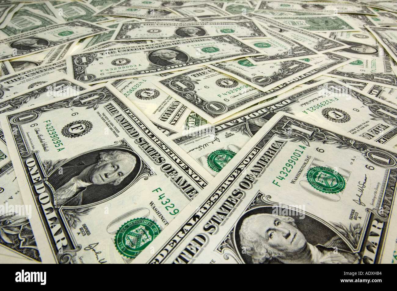 one dollar 1 notes currency Stock Photo Alamy