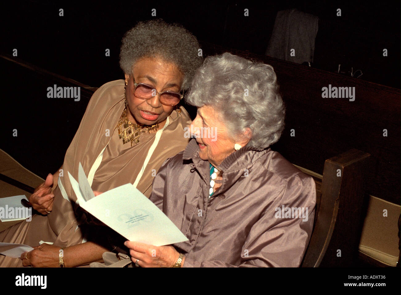 Church service pew hires stock photography and images Alamy