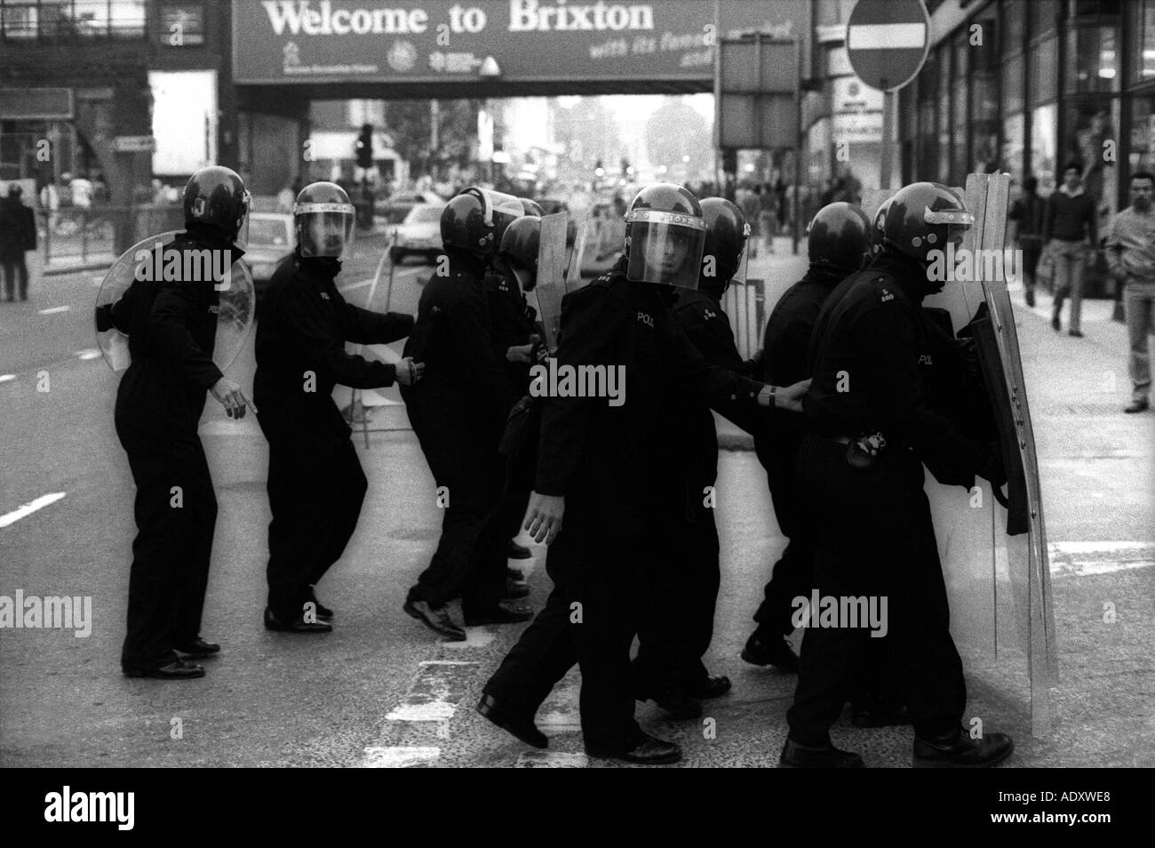 Brixton Riots London 1985 Stock Photo Alamy