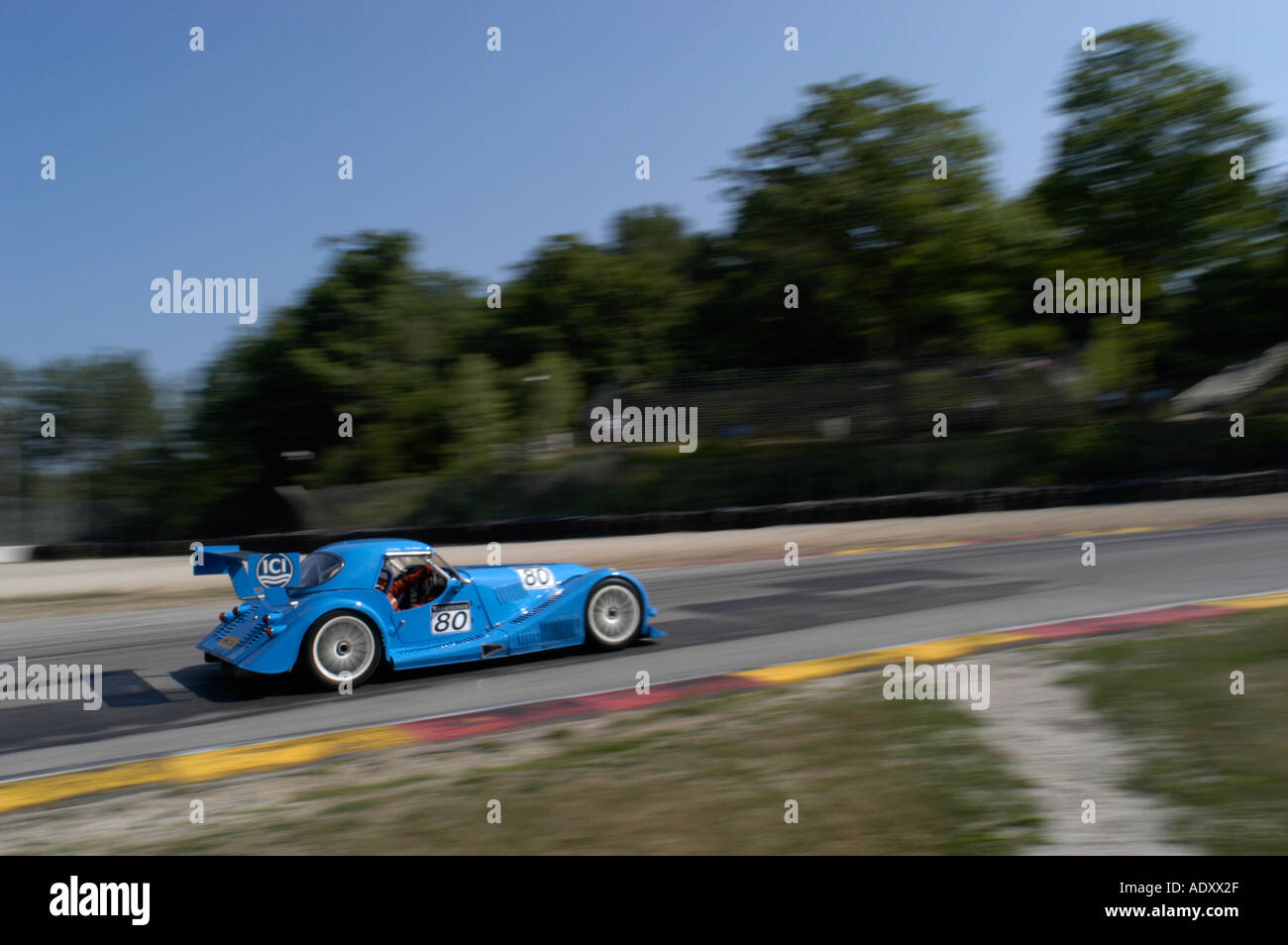 1996 Morgan Plus 8 GTR driven by Norbert Bries at the Brian Redman International Challenge at Road America 2005 Stock Photo