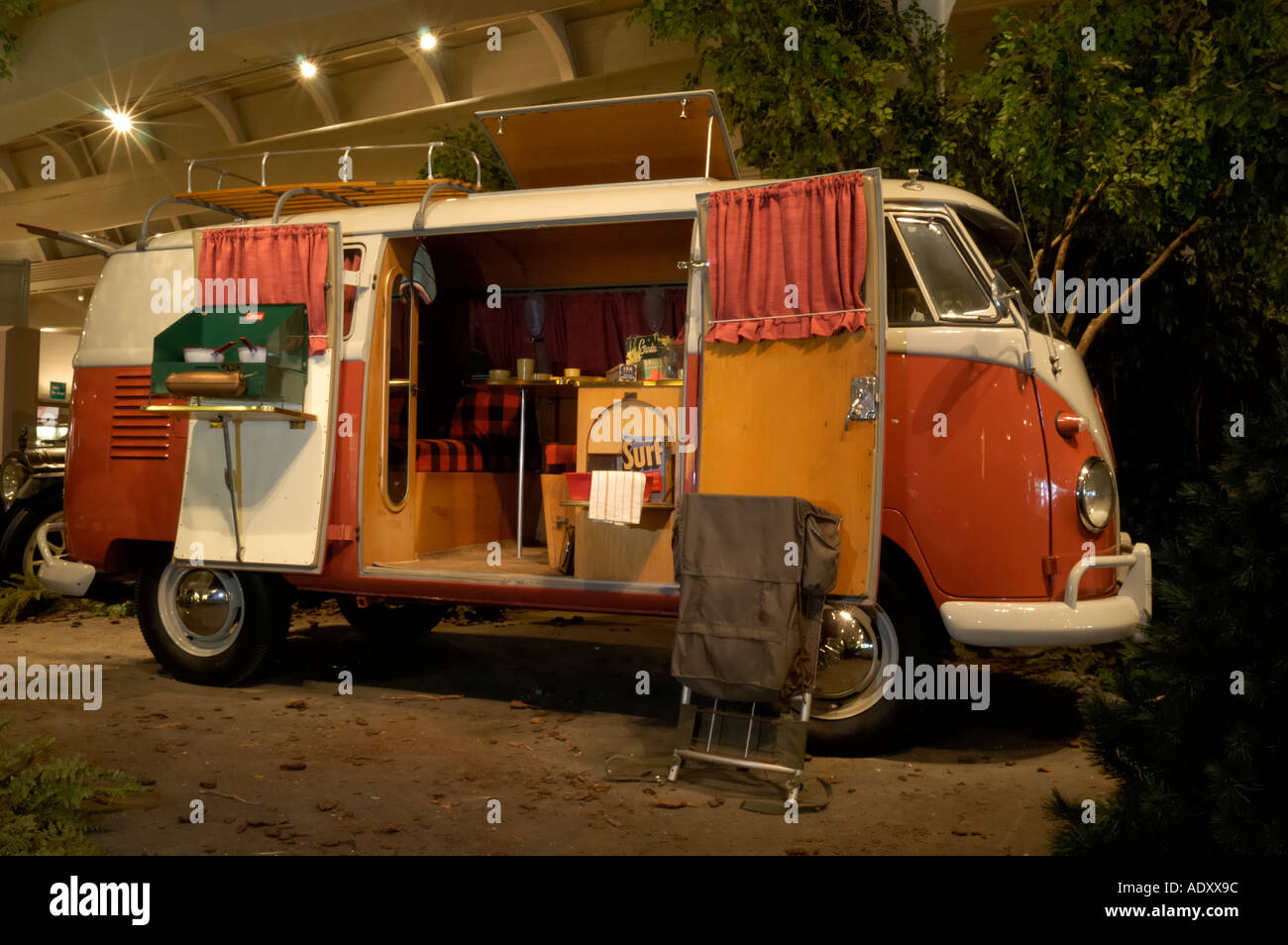 1959 Volkswagen Westfalia Camper on display at the Henry Ford Museum in Dearborn Michigan USA Stock Photo