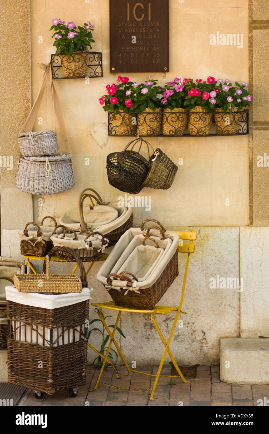 A street scene in Cassis France Stock Photo