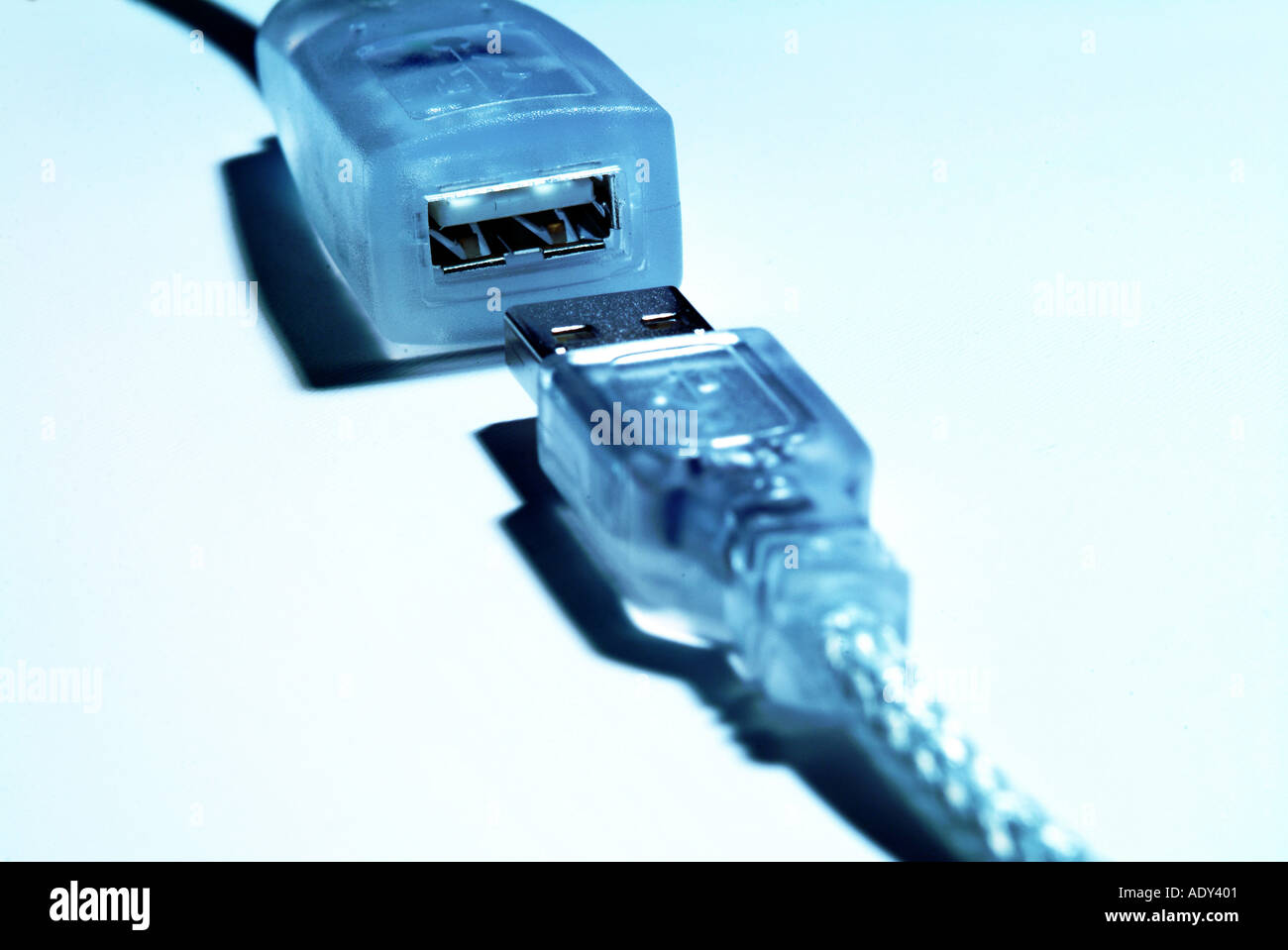 Computer Plug Blue Plug socket concept on hi-res stock photography and images - Alamy