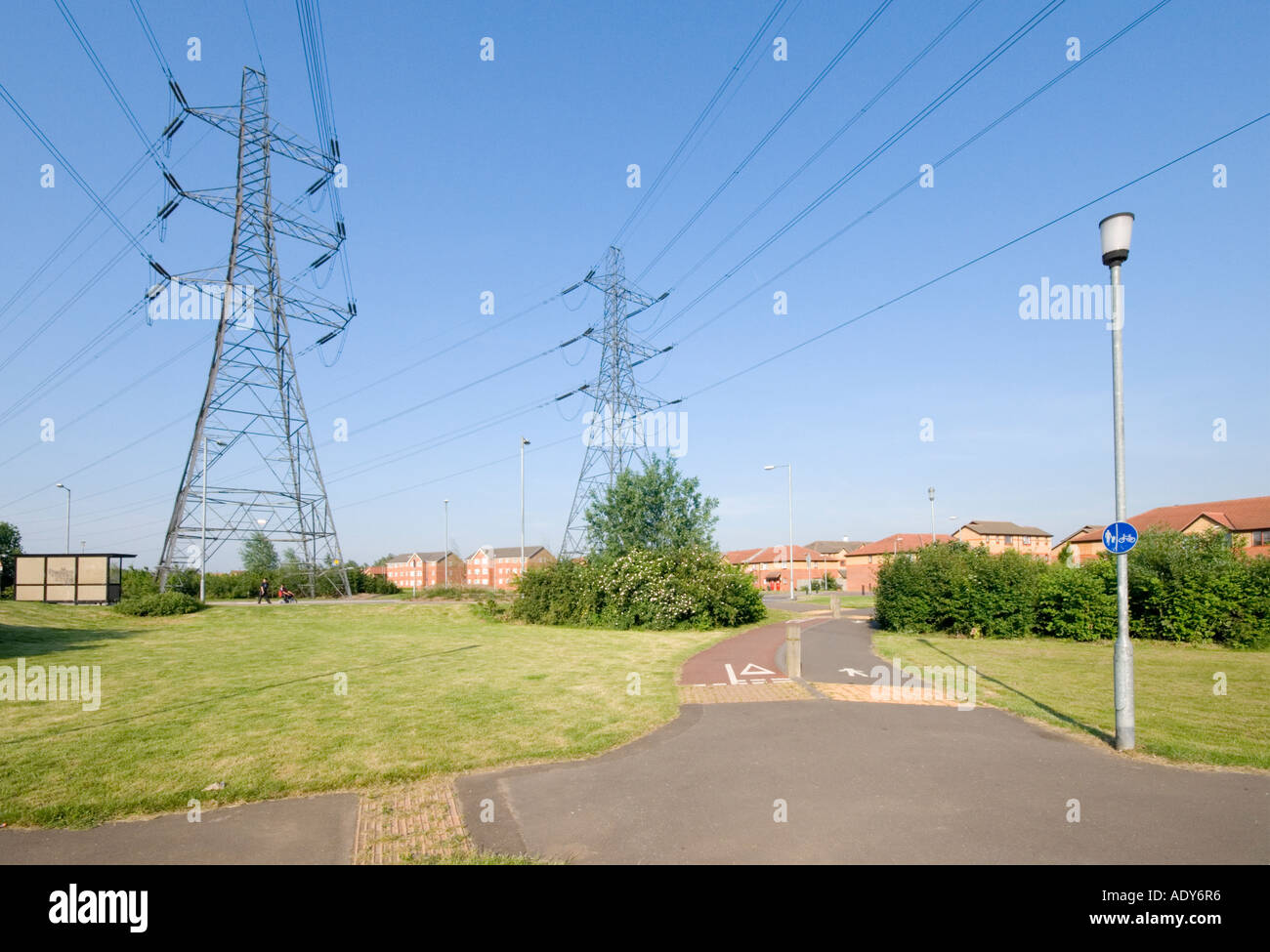 Enfield Island Village Housing Estate Stock Photo Alamy