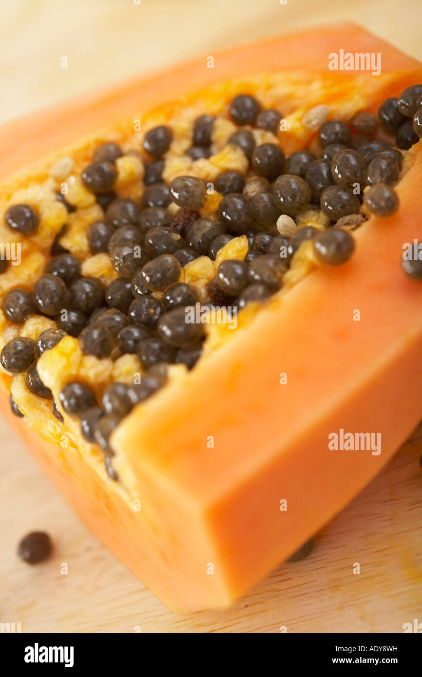 Inside Papaya High Resolution Stock Photography and Images Alamy
