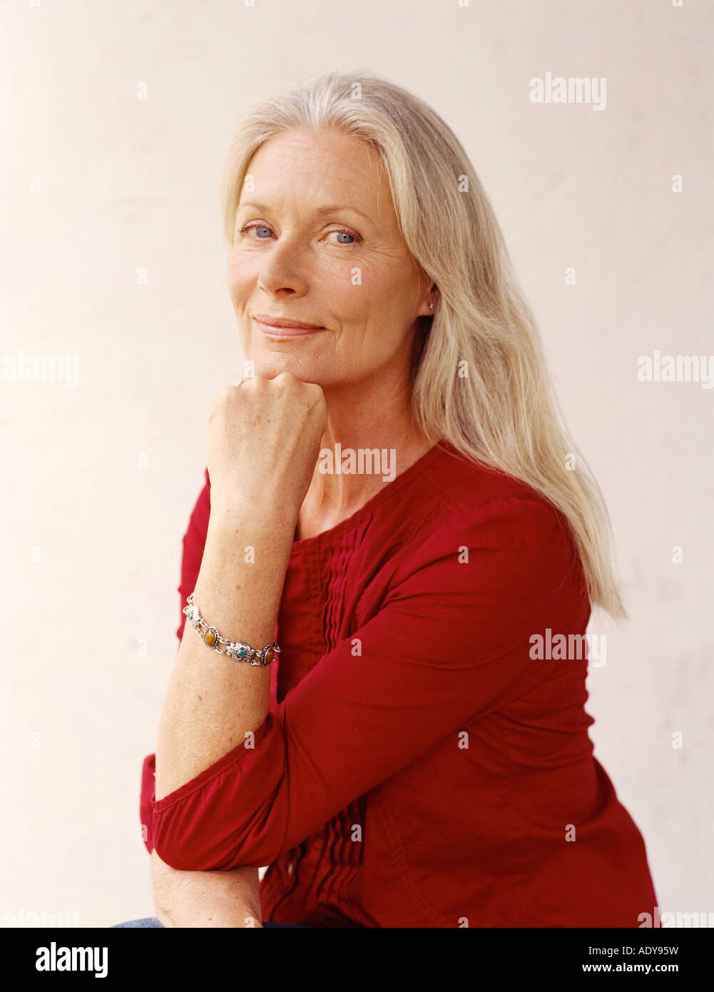 Beautiful 50 year old woman hi-res stock photography and images - Alamy