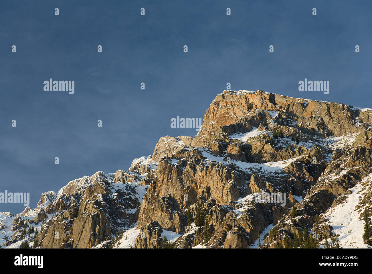 Mountain Summit, Peter Lougheed Provincial Park, Kananaskis Country, Alberta, Canada Stock Photo