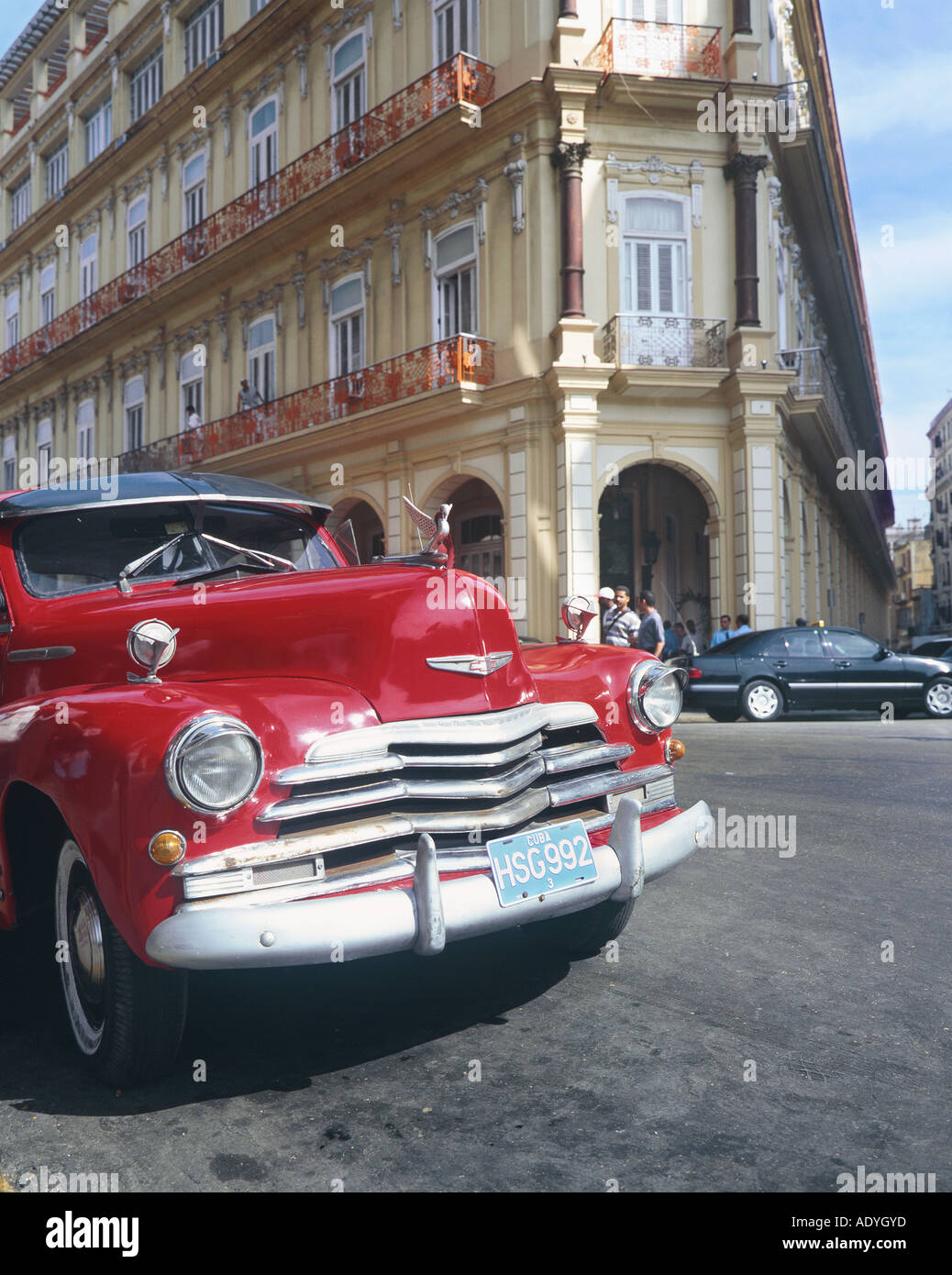 1940s Chevrolet Classic Car Havana Cuba Stock Photo