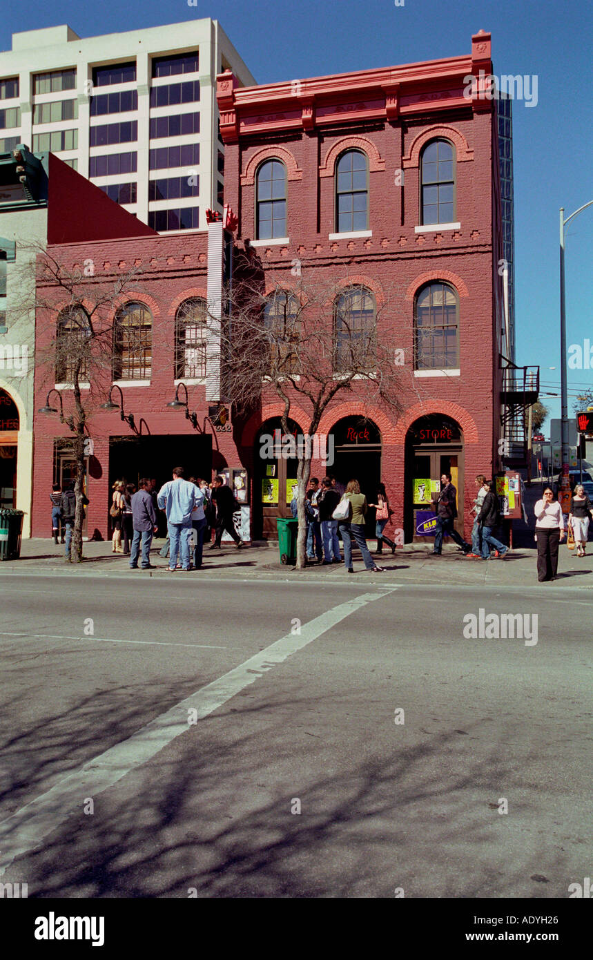 hard rock cafe austin texas 6th street Stock Photo Alamy