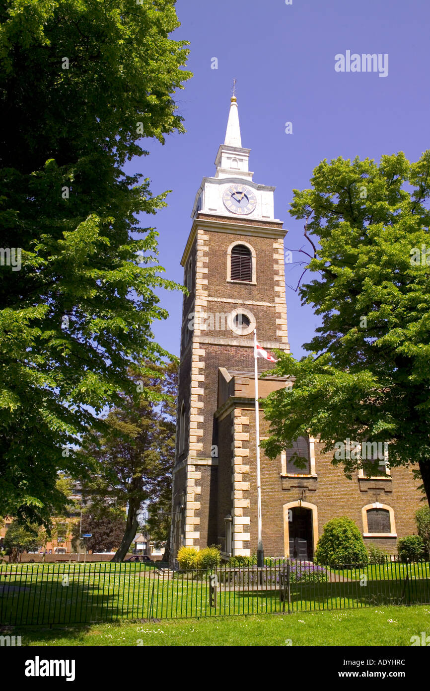 St Church Gravesend Stock Photo Alamy