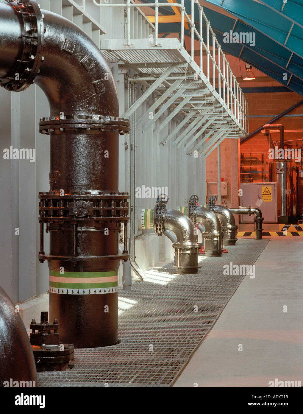 Water Treatment Plant, UK Stock Photo Alamy