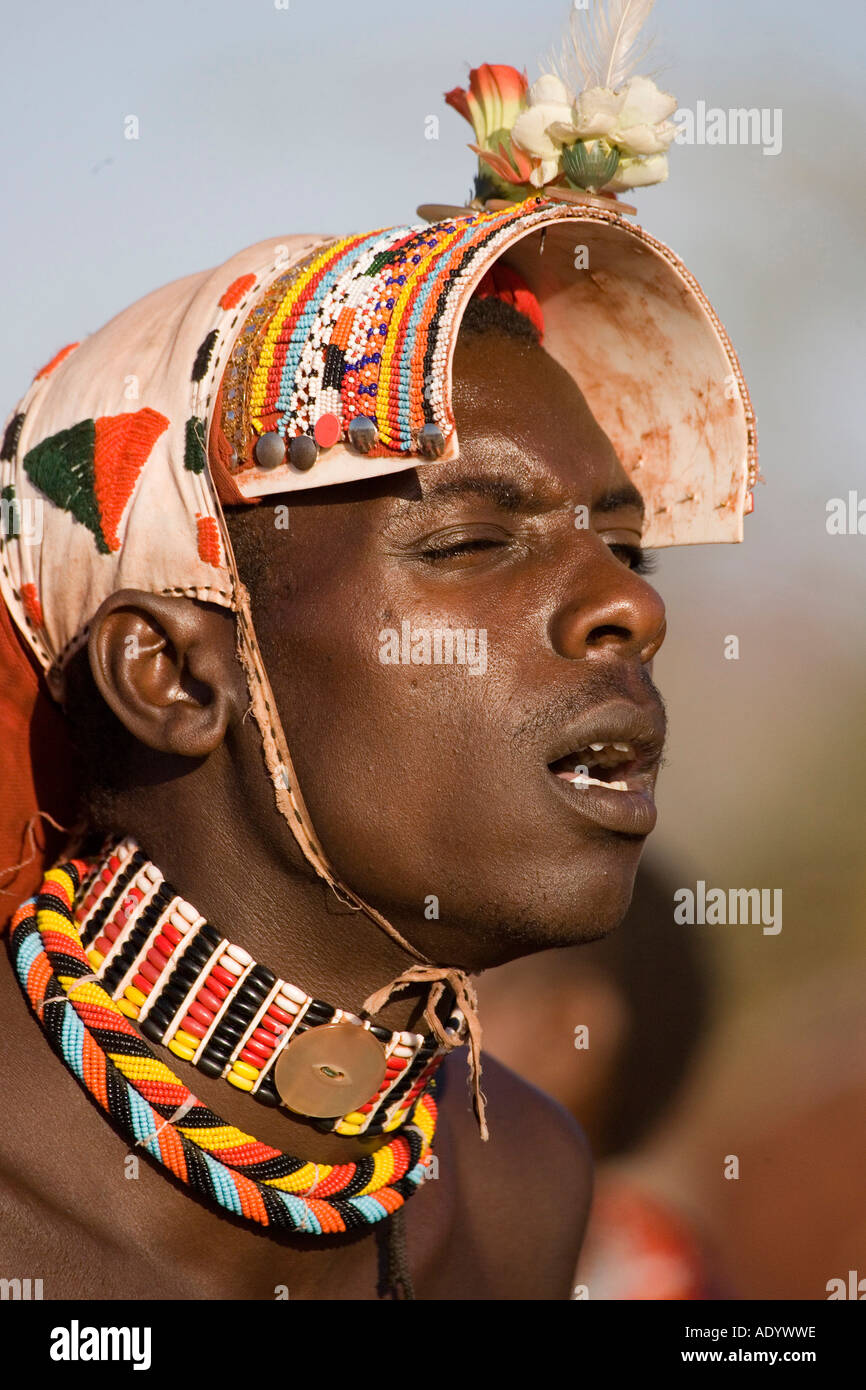 Samburu Kenya Kenia Africa Afrika Massai, Kenya Stock Photo