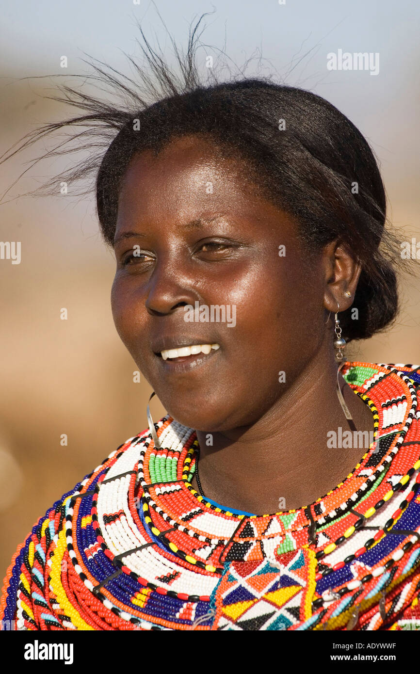 Samburu Kenya Kenia Africa Afrika Massai, Kenya Stock Photo