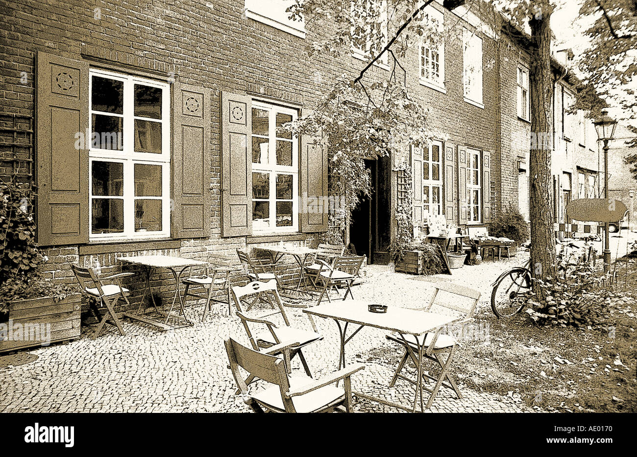 Cafe am Prenzlauer Berg Berlin Cafe in Prenzlauer Berg Stock Photo Alamy