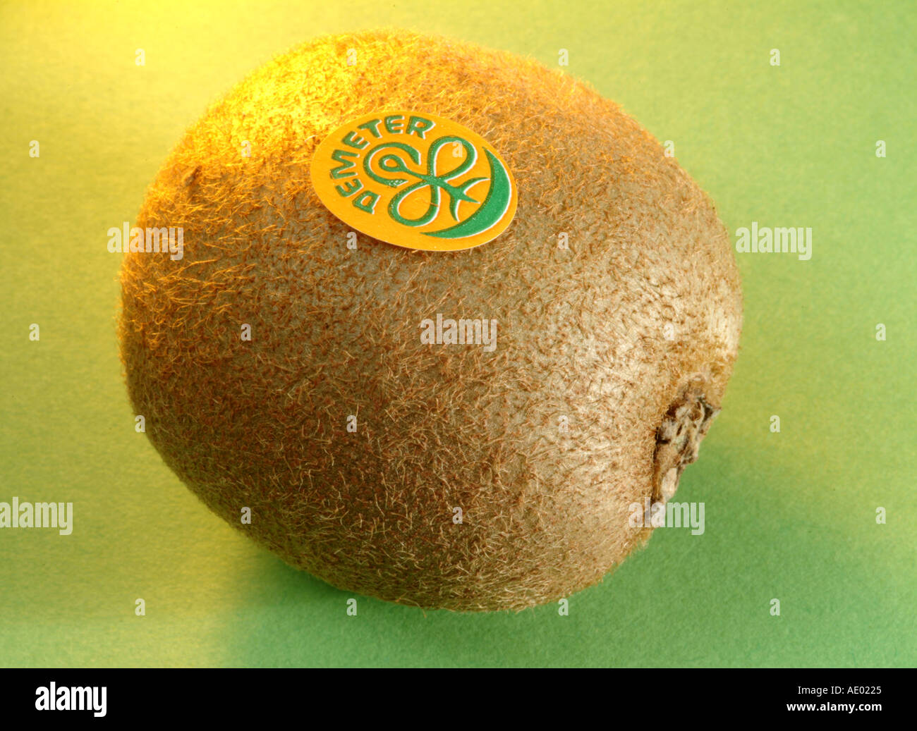 Demeter label german bio label on kiwi Stock Photo - Alamy