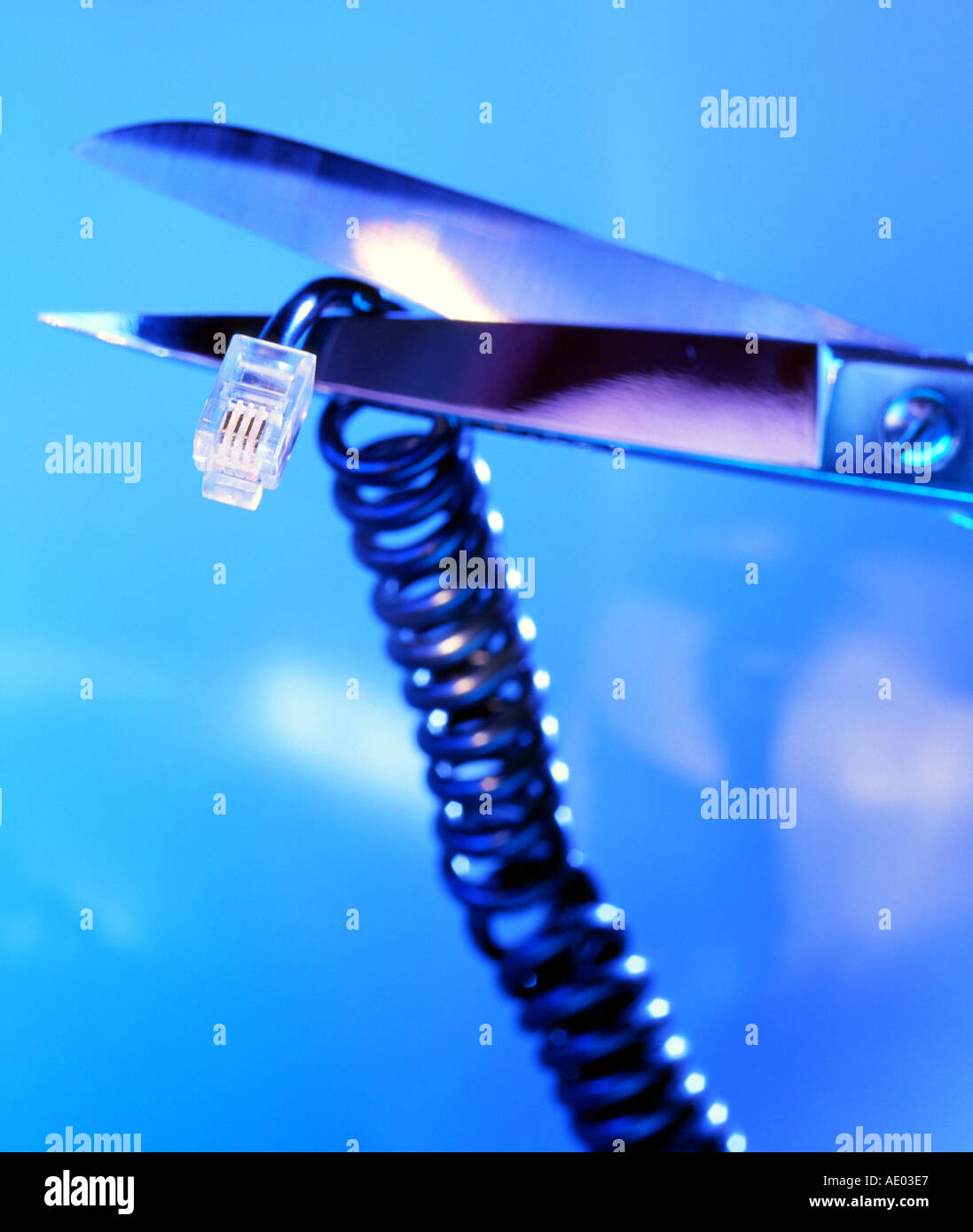 Cut off connection Stock Photo Alamy