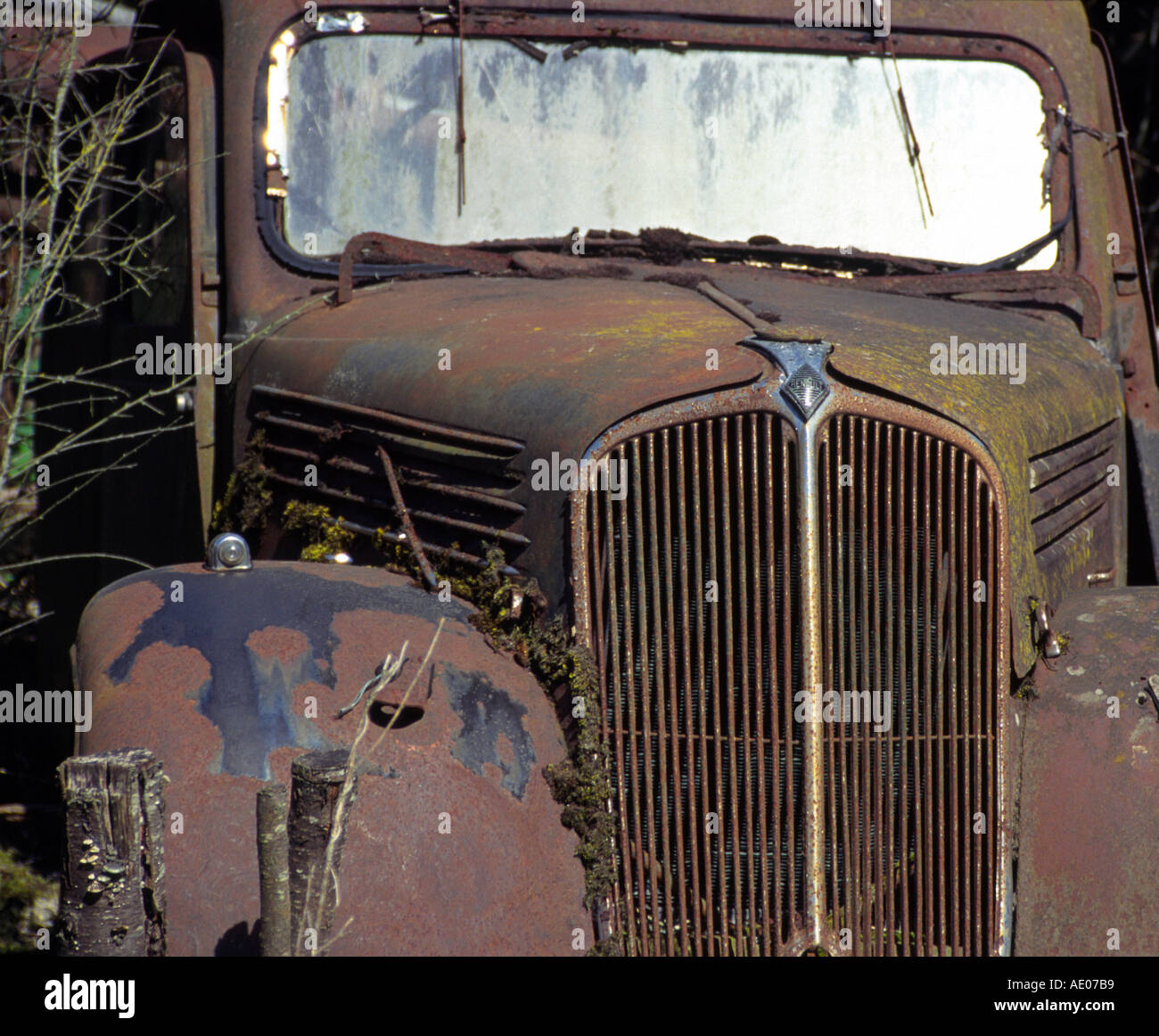 old car Renault Stock Photo